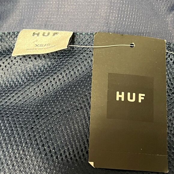 NWT Huf Worldwide Quarter Zip Switzer Anorak Pullover Jacket Oversized XS/S - Picture 6 of 8